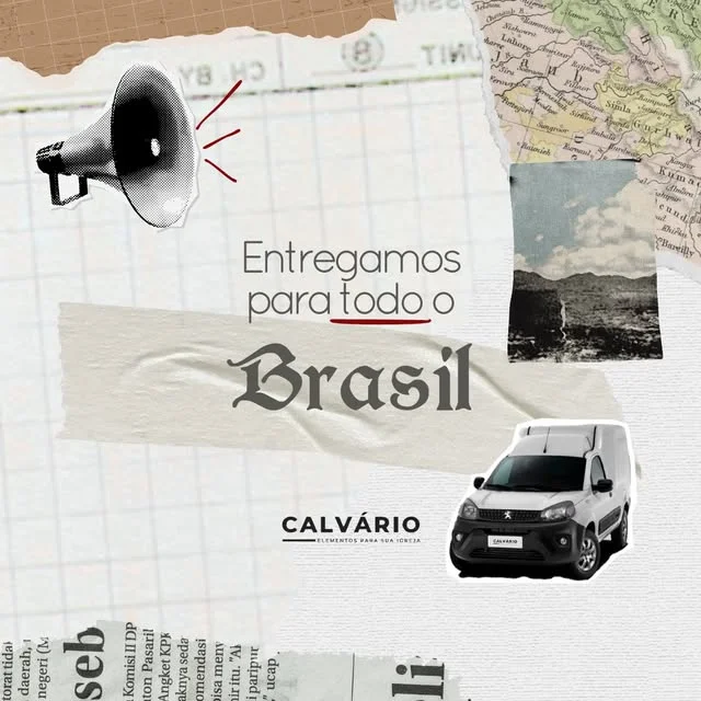 Entrega para todo o Brasil pela Cálices Calvário