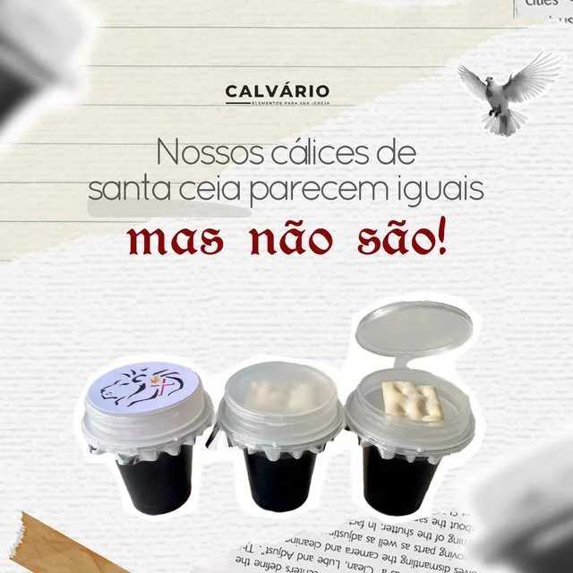 Cálice modelo tradicional translúcido